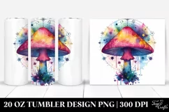 Magical Celestial Astral Mushroom | 20 Oz Tumbler Product Image 1