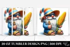Digital Painting Pastel Gnome Beach Wear | 20 Oz Tumbler Product Image 1