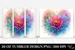 Chrysanthemum Heart | 20 Oz Tumbler Product Image 1