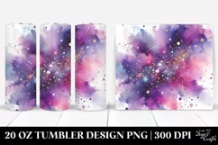 Colorful Purple Glitery Texture | 20 oz Tumbler Product Image 1