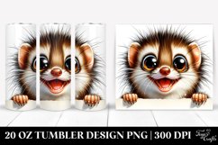 Crazy Looking Weasel | 20 oz Tumbler Product Image 1