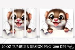 Crazy Looking Weasel | 20 oz Tumbler Product Image 1