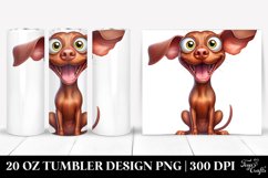 Crazy Looking Vizsla | 20 oz Tumbler Product Image 1