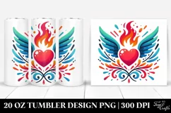 Love 20 Oz Tumbler Png Product Image 1