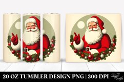 Retro Christmas Santa Clipart Product Image 1