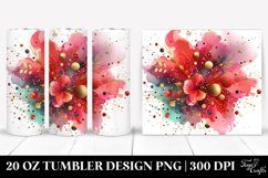 Colorful Watercolor Particles with Small Golden Foil | 20 oz Product Image 1