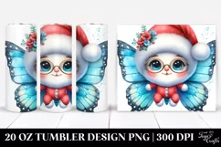 Enthusiastic Butterfly, High-Res 20 Oz Tumbler Product Image 1
