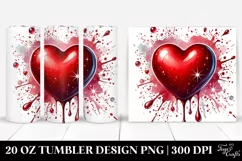 Valentines 20 Oz Tumbler Png Product Image 1