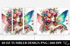 Floral Wreath Fairy Tumbler Product Image 1