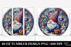 Gnome Holiday Clipart, High-Res 20 Oz Tumbler Product Image 1