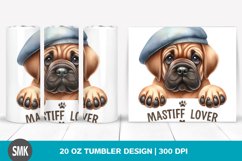 Watercolor Cute Baby Mastiff | 20 oz Tumbler Product Image 1