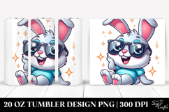 Silly Rabbit with Sunglasses 20 Oz Tumbler Product Image 1