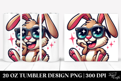Silly Rabbit with Sunglasses 20 Oz Tumbler Product Image 1