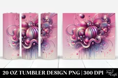 Colorful Magenta Gliterry Background | 20 oz Tumbler Product Image 1