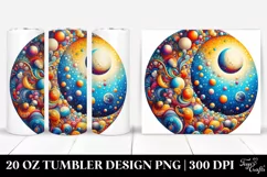 Colorful Vibrant Moon | 20 Oz Tumbler Product Image 1