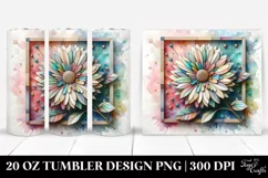 Abstract Pastel Calla Lily Art 20 Oz Tumbler Product Image 1