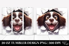 Cute Crazy English Springer Spaniel | 20 Oz Tumbler Product Image 1