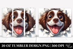 Cute Crazy English Springer Spaniel | 20 Oz Tumbler Product Image 1