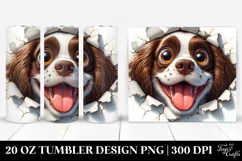 Cute Crazy English Springer Spaniel | 20 Oz Tumbler Product Image 1