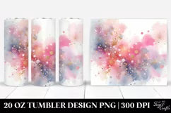 Colorful Pinkish Glitery Texture | 20 oz Tumbler Product Image 1
