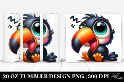 Crazy Baby Toucan | 20 Oz Tumbler Product Image 1