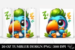 Crazy Baby Toucan | 20 Oz Tumbler Product Image 1