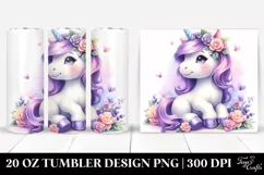 Pastel Baby Unicorn | 20 Oz Tumbler Product Image 1