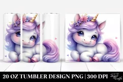Pastel Baby Unicorn | 20 Oz Tumbler Product Image 1