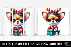 Vibrant Cute Chihuahua 20 Oz Tumbler Product Image 1