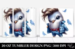 Baby Dove Playing 20 Oz Tumbler Product Image 1