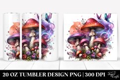 Detailed Magical Mushroom | 20 Oz Tumbler Product Image 1