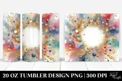Colorful Glittery Background | 20 Oz Tumbler Product Image 1