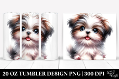 Happy Baby Shih Tzu 20 Oz Tumbler Product Image 1