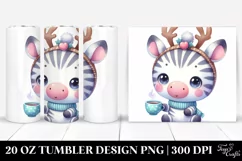 Cute Baby Zebra 20 Oz Tumbler Product Image 1