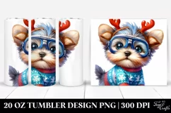 Colorful Cute Puppy 20 Oz Tumbler Product Image 1