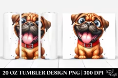 Funny Crazy Bullmastiff | 20 Oz Tumbler Product Image 1