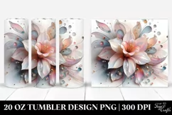 Abstract Pastel Narcissus Art 20 Oz Tumbler Product Image 1