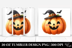 Funny Halloween Pumpkin 20 Oz Tumbler Product Image 1