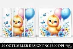 Colorful Baby Chicken | 20 Oz Tumbler Product Image 1