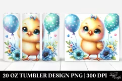 Colorful Baby Chicken | 20 Oz Tumbler Product Image 1