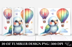 Colorful Baby Parrot | 20 Oz Tumbler Product Image 1