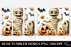 Funny Halloween Mummy's Tomb 20 Oz Tumbler Product Image 1