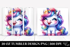 Cute Baby Unicorn Tumbler | 20 oz Tumbler Product Image 1