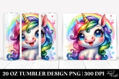 Cute Baby Unicorn Tumbler | 20 oz Tumbler Product Image 1