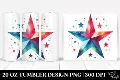 Simple Watercolor Star | 20 Oz Tumbler Product Image 1