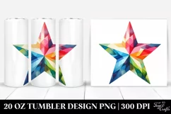 Simple Watercolor Star | 20 Oz Tumbler Product Image 1