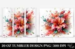 Abstract Glossy Candy Azalea. 20 Oz Tumbler Design Product Image 1