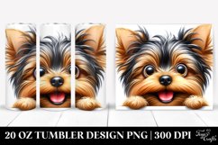 Cute Crazy Yorkshire Terrier | 20 Oz Tumbler Product Image 1