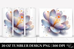 Pastel Shiny Crocus Tumbler | 20 oz Tumbler Product Image 1