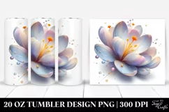 Pastel Shiny Crocus Tumbler | 20 oz Tumbler Product Image 1